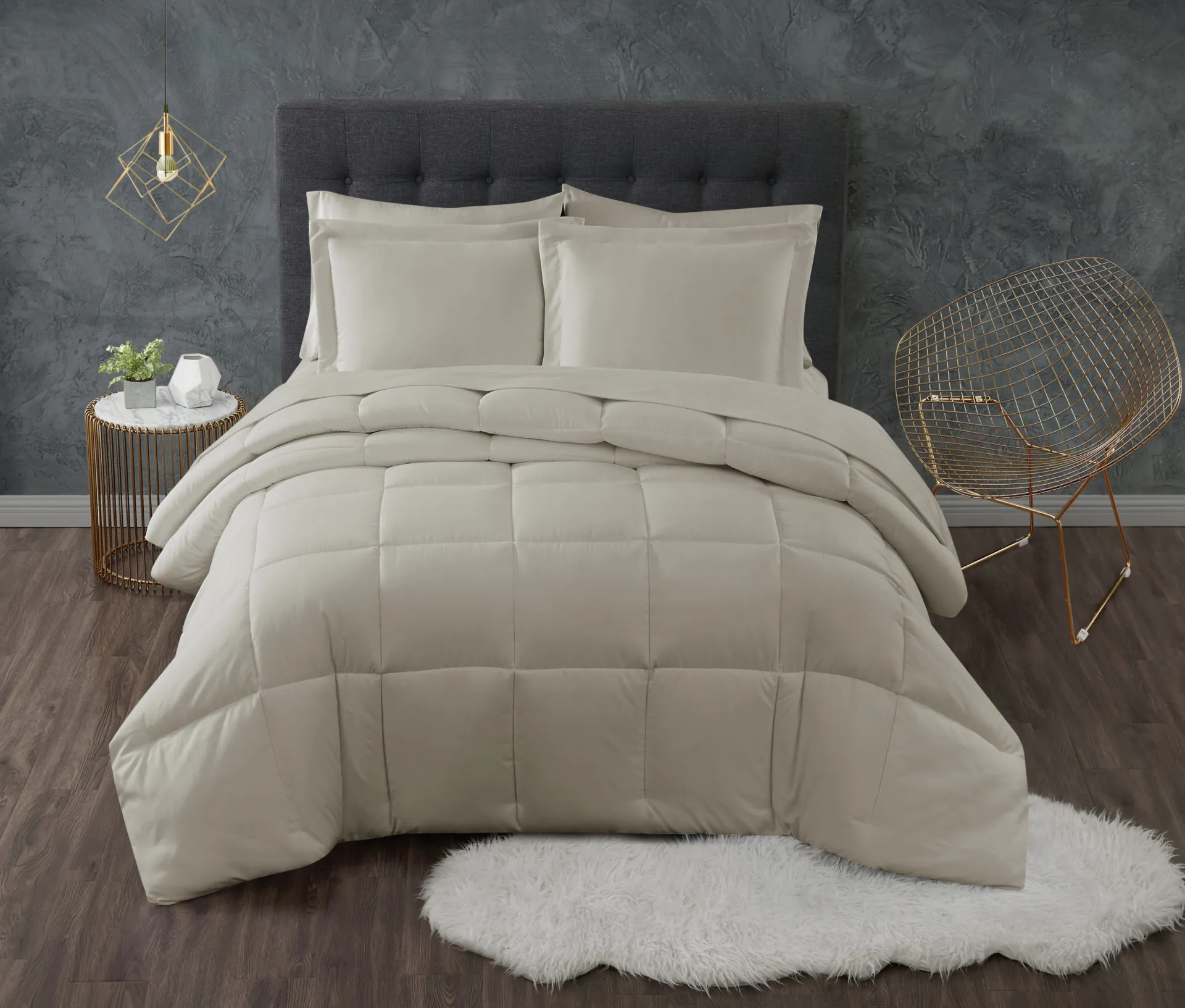 Kids Calming Colors Beige Twin XL Comforter Set - Image 1