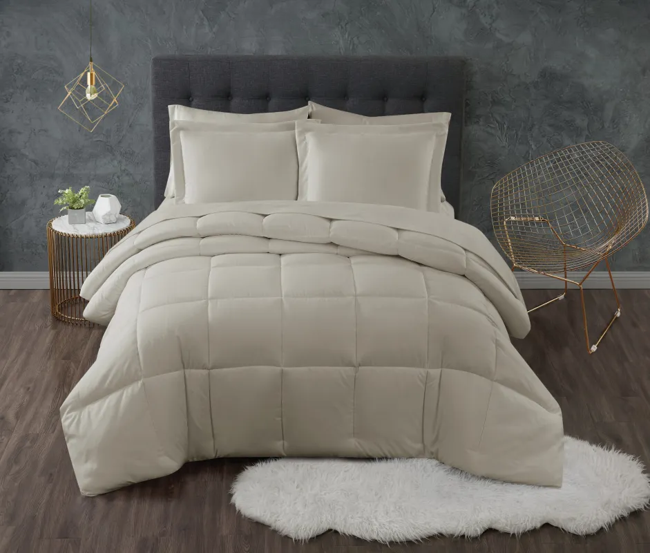 Kids Calming Colors Beige Full/Queen Comforter Set