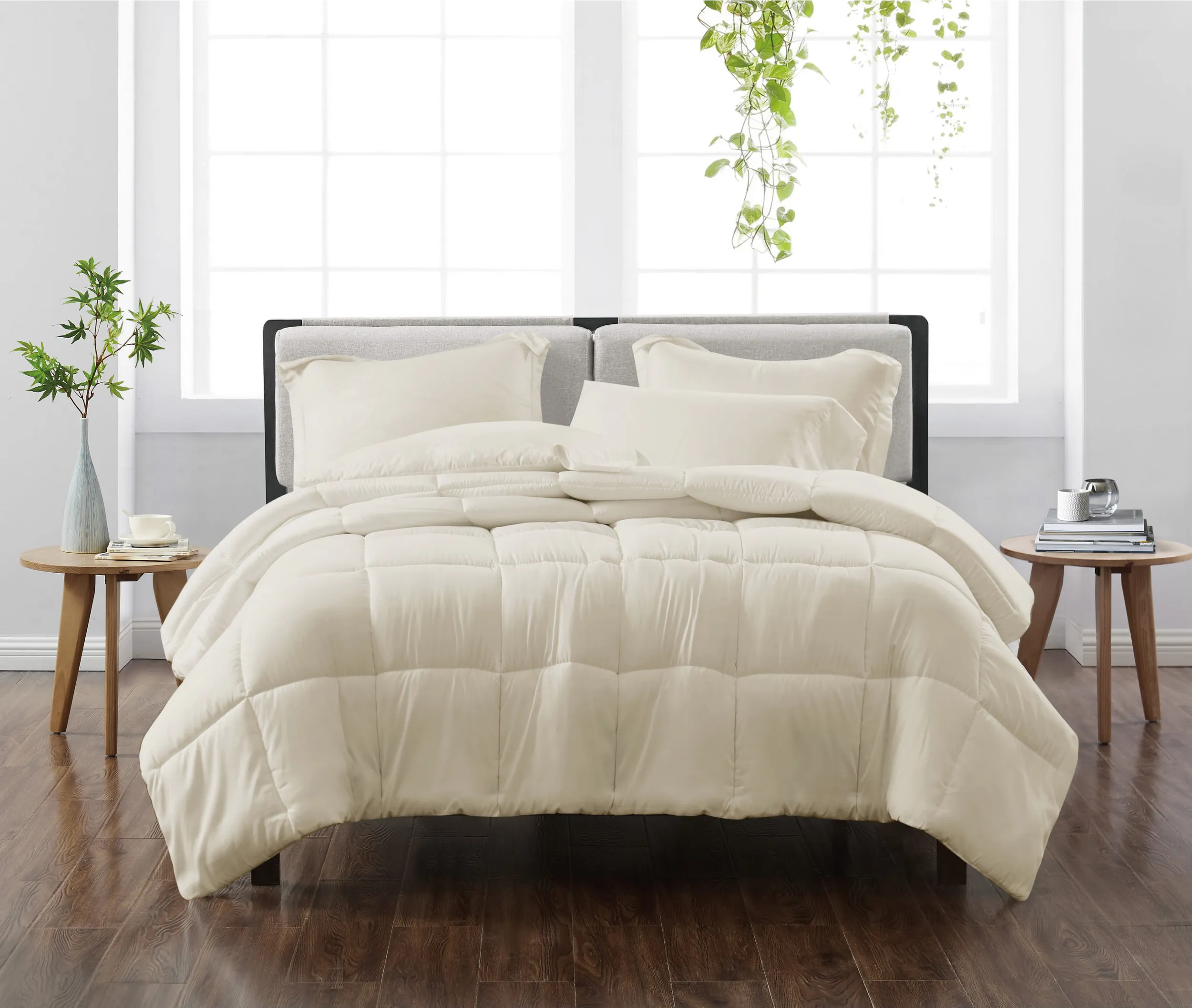 Kids Candy Colors Beige Full/Queen Comforter Set - Thumbnail - Image 1