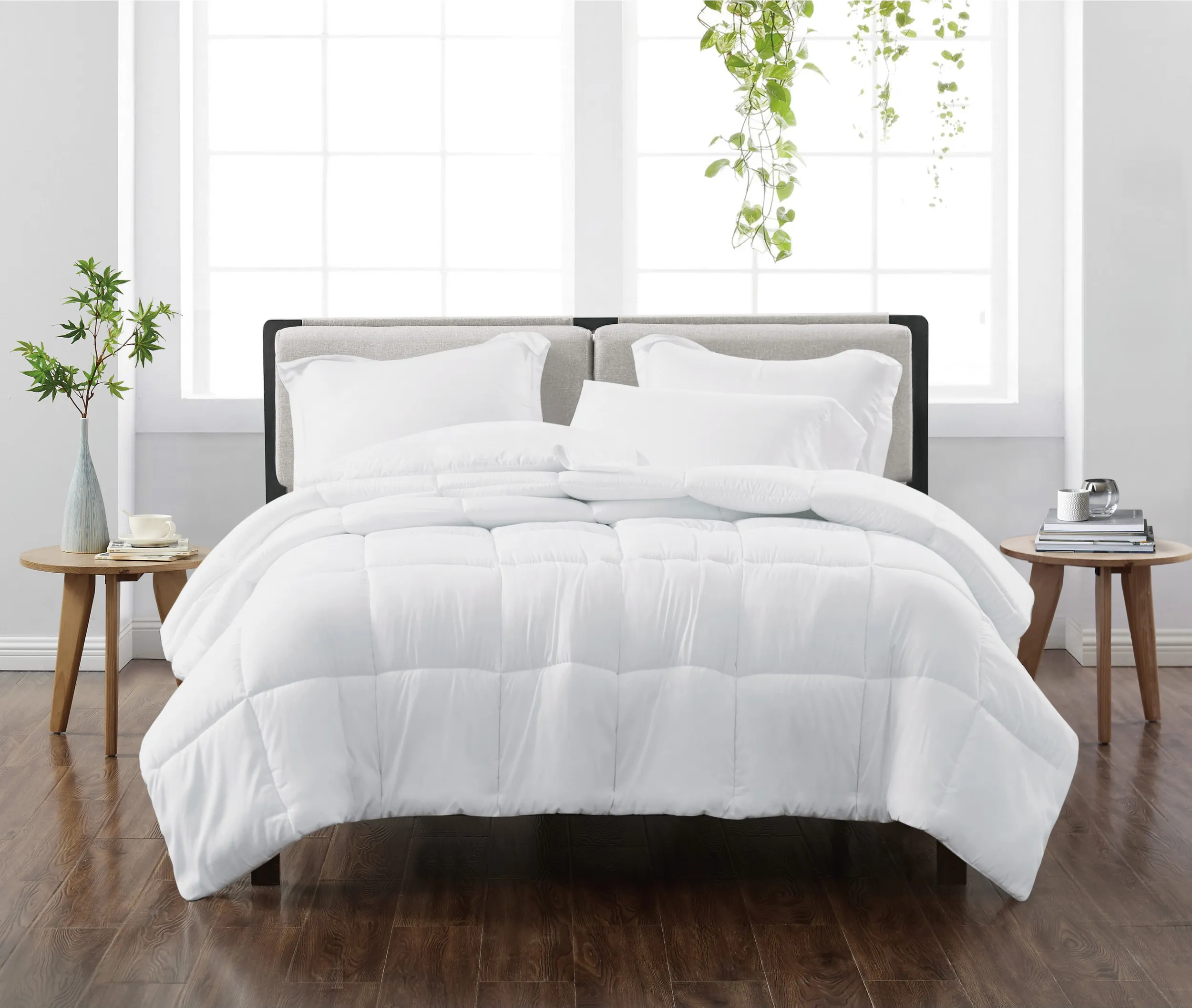 Kids Candy Colors White Full/Queen Comforter Set - Thumbnail - Image 1