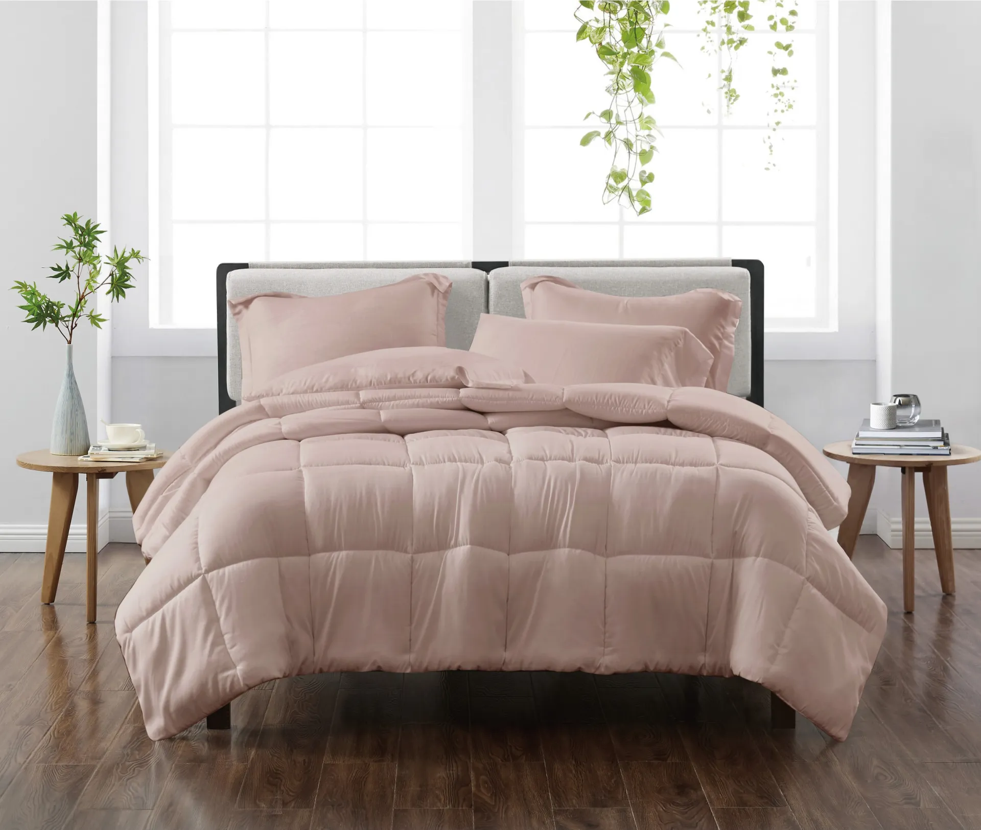 Kids Candy Colors Blush Twin Comforter Set - Image 1