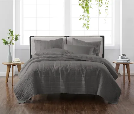 Kids Candy Colors Granite Twin Quilt Set