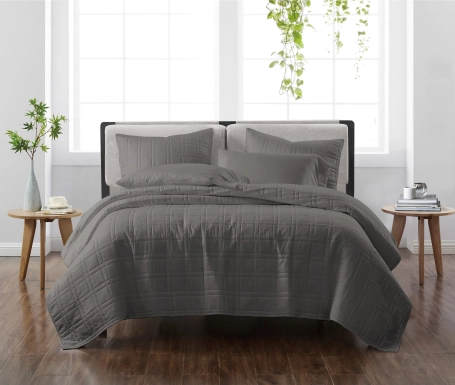 Kids Candy Colors Granite Twin Quilt Set