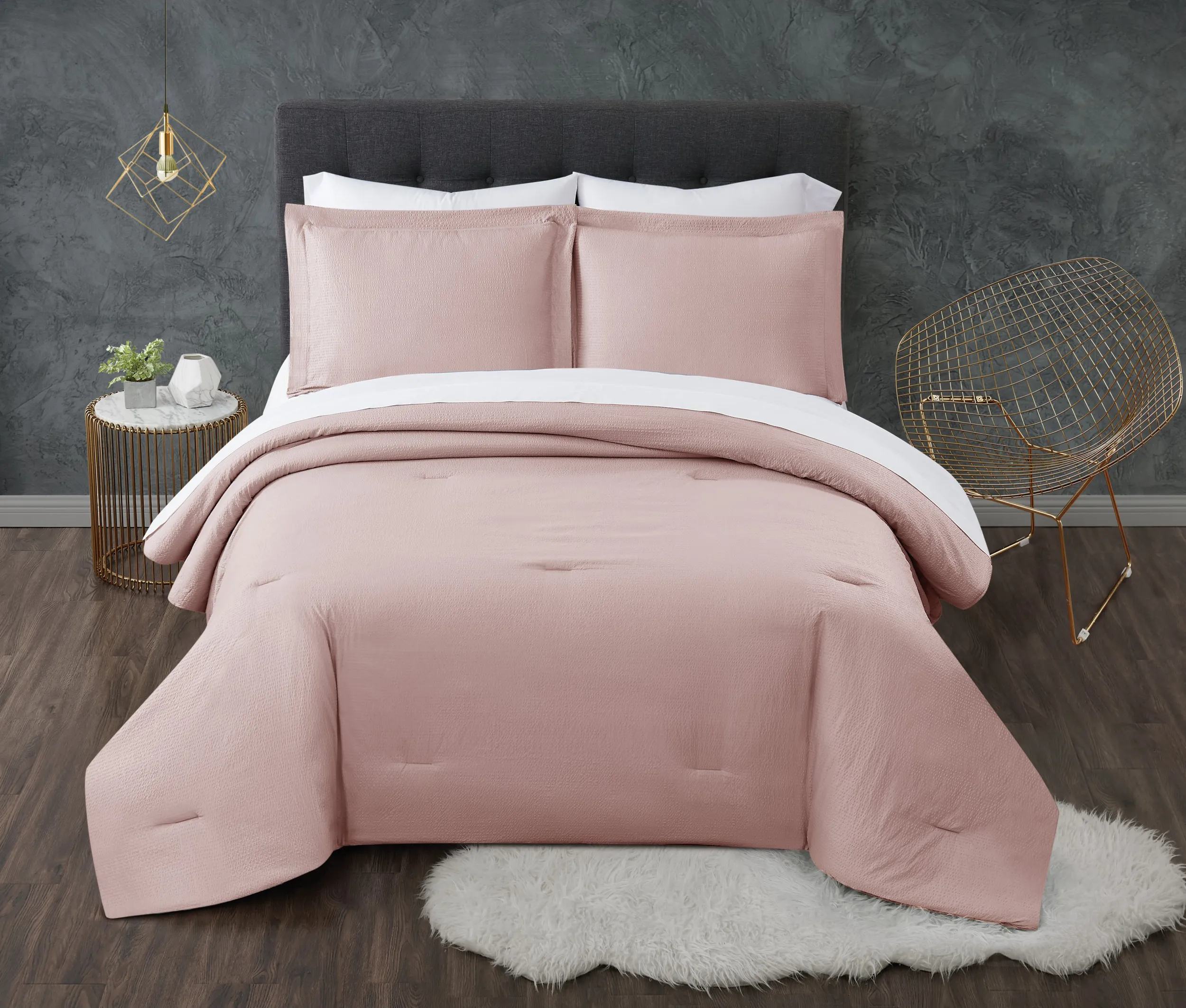 Kids Pasty Fields Blush Full Comforter Set - Thumbnail - Image 1