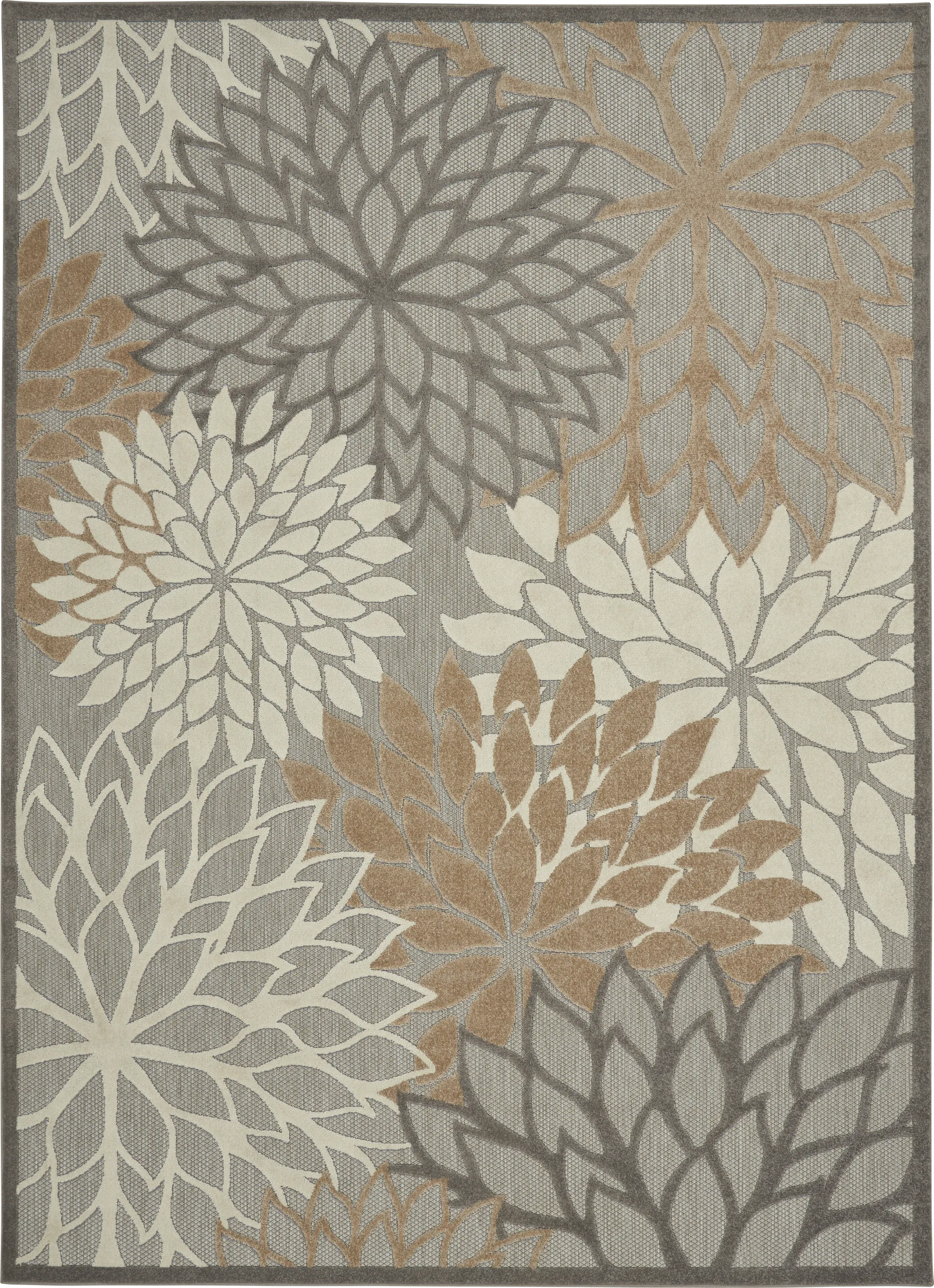 Audry Natural 8' x 11' Indoor/Outdoor Rug - Image 1