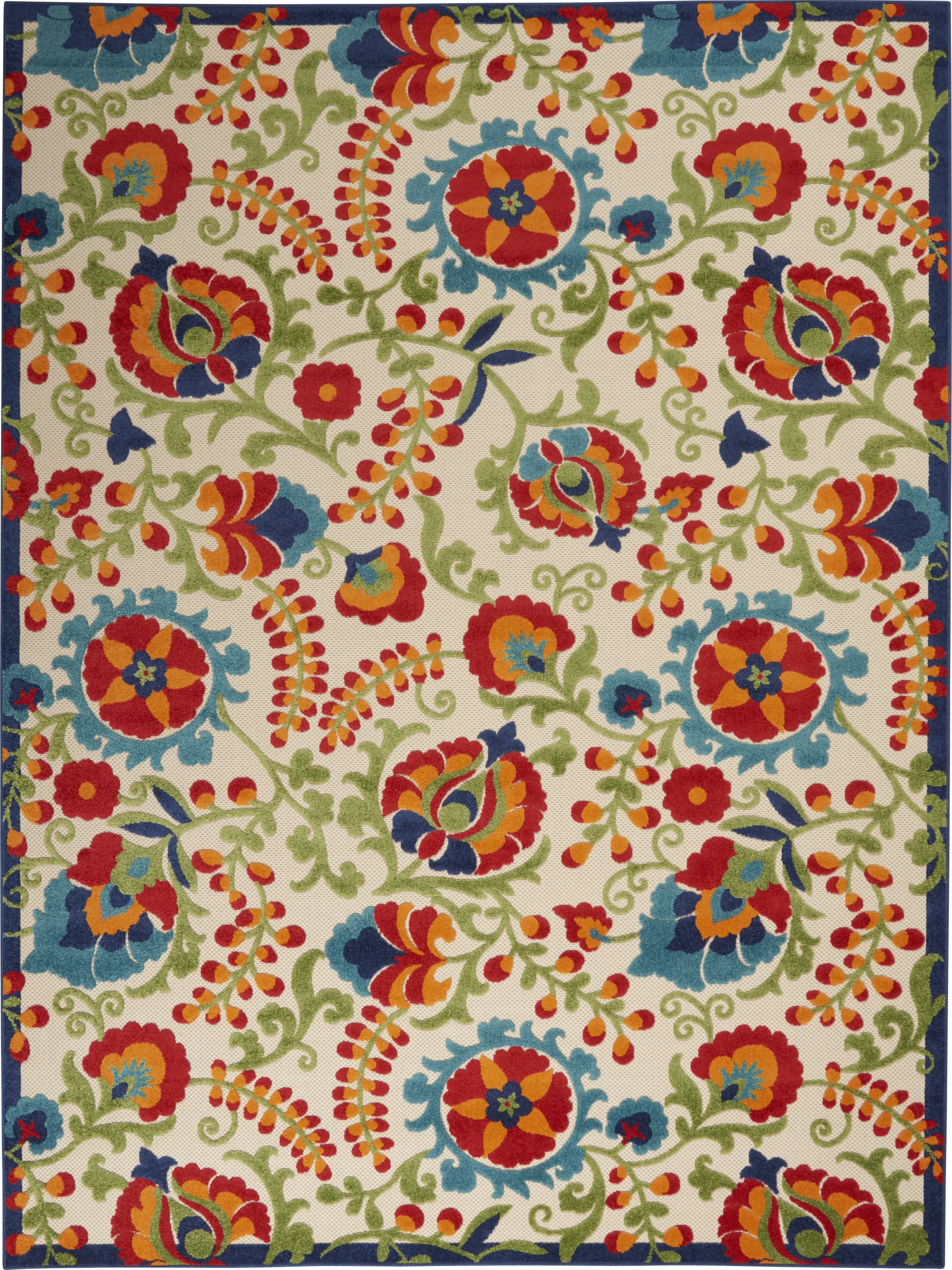 Shyann Multi 5' x 8' Indoor/Outdoor Rug - Image 1