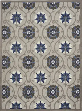 Faylen Gray 5' x 8' Indoor/Outdoor Rug