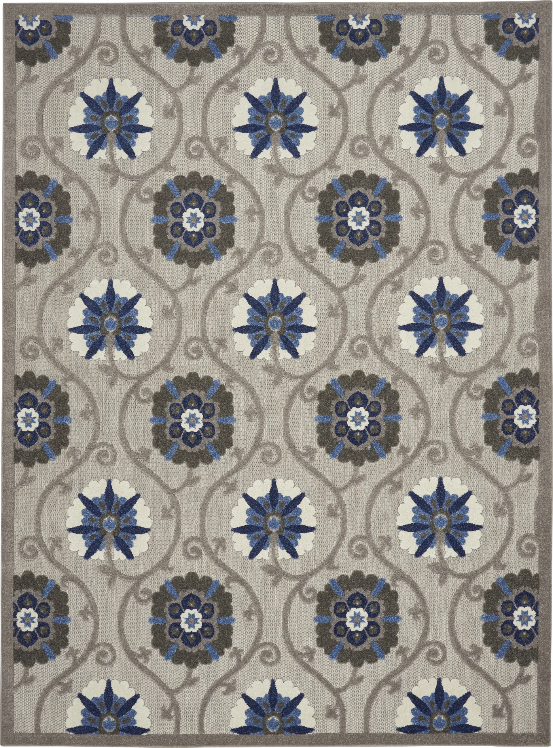 Faylen Gray 8' x 11' Indoor/Outdoor Rug - Image 1