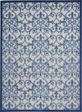 Drayce Blue 5' x 8' Indoor/Outdoor Rug