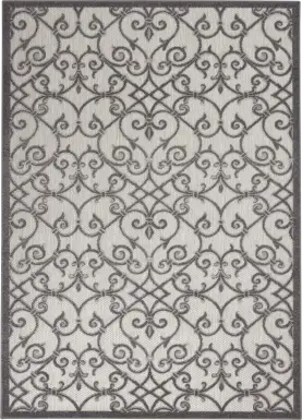 Drayce Gray 8' x 11' Indoor/Outdoor Rug