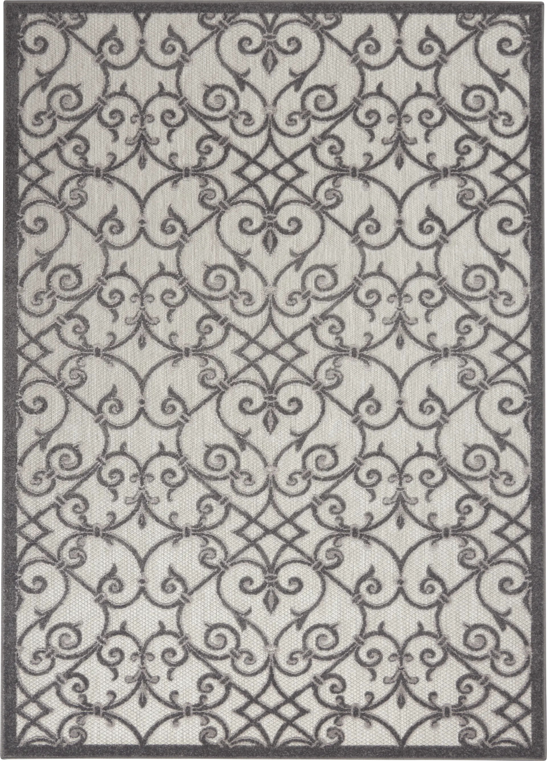 Drayce Gray 8' x 11' Indoor/Outdoor Rug