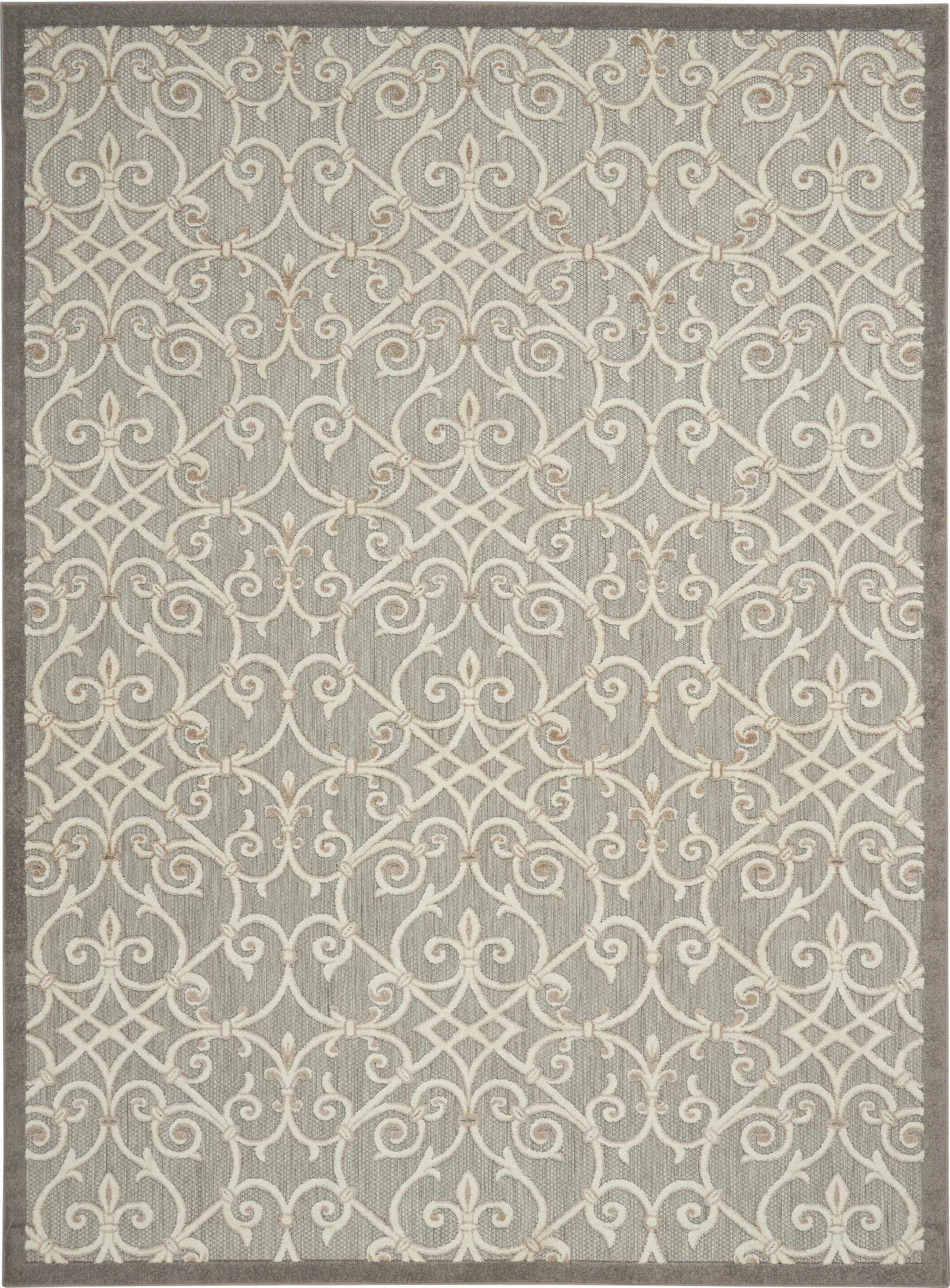 Drayce Natural 8' x 11' Indoor/Outdoor Rug - Image 1