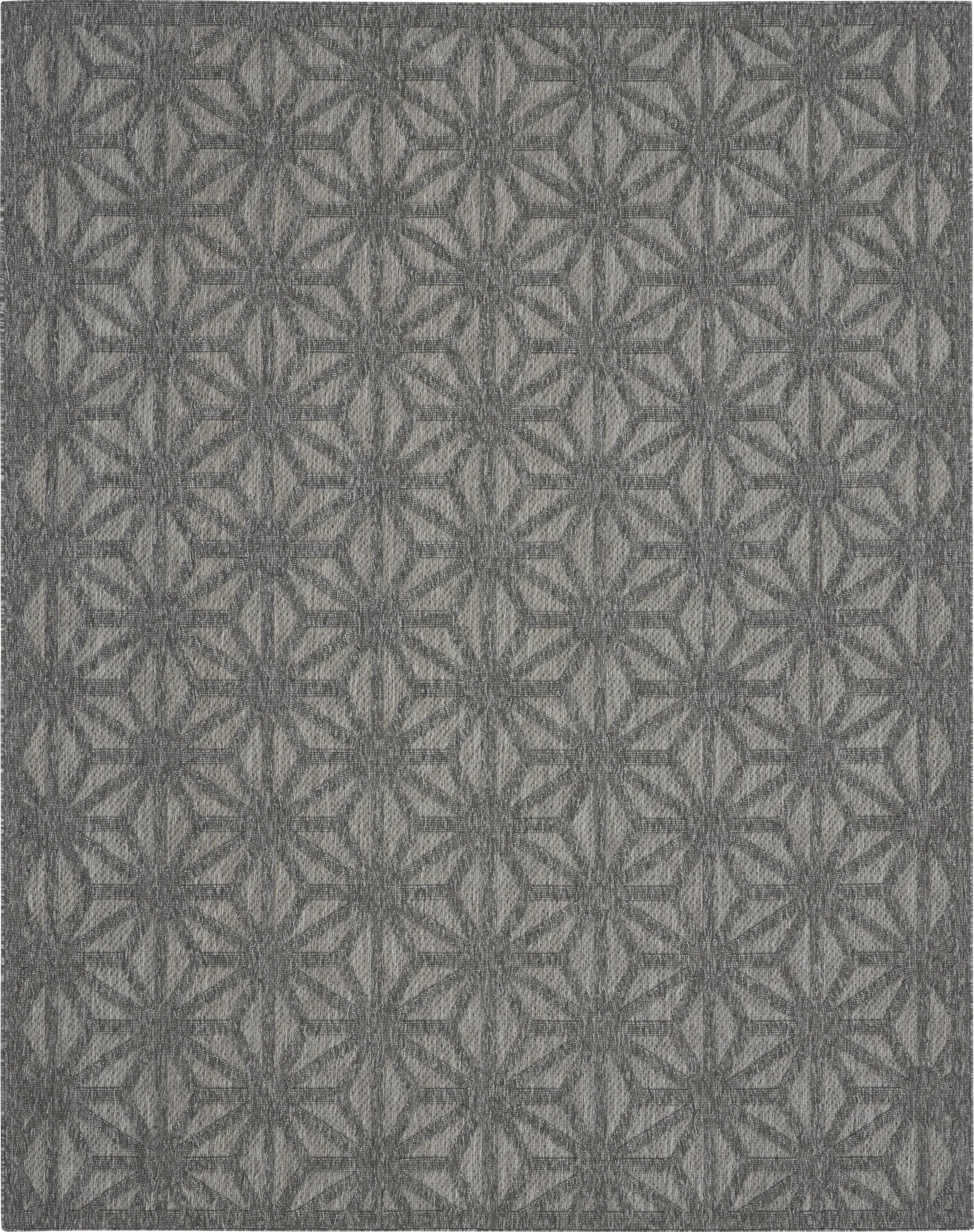 Clarene Dark Gray 5' x 7' Indoor/Outdoor Rug - Image 1