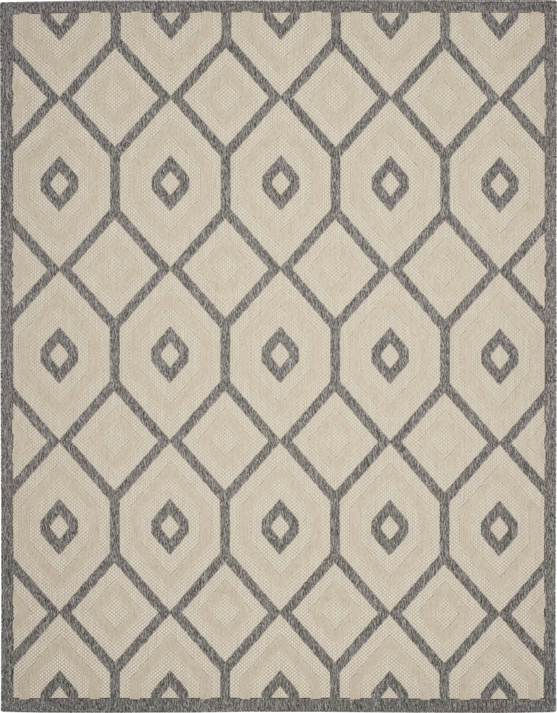 Chanley Cream 5' x 7' Indoor/Outdoor Rug - Image 1