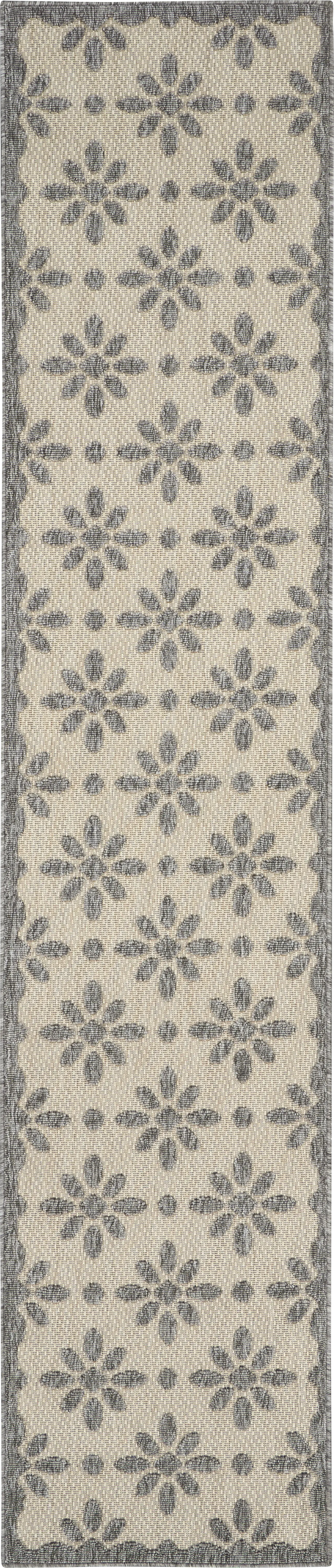Fennie Cream 2'2 x 10' Runner Indoor/Outdoor Rug - Thumbnail - Image 1