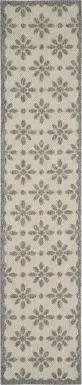 Fennie Cream 2'2 x 10' Runner Indoor/Outdoor Rug