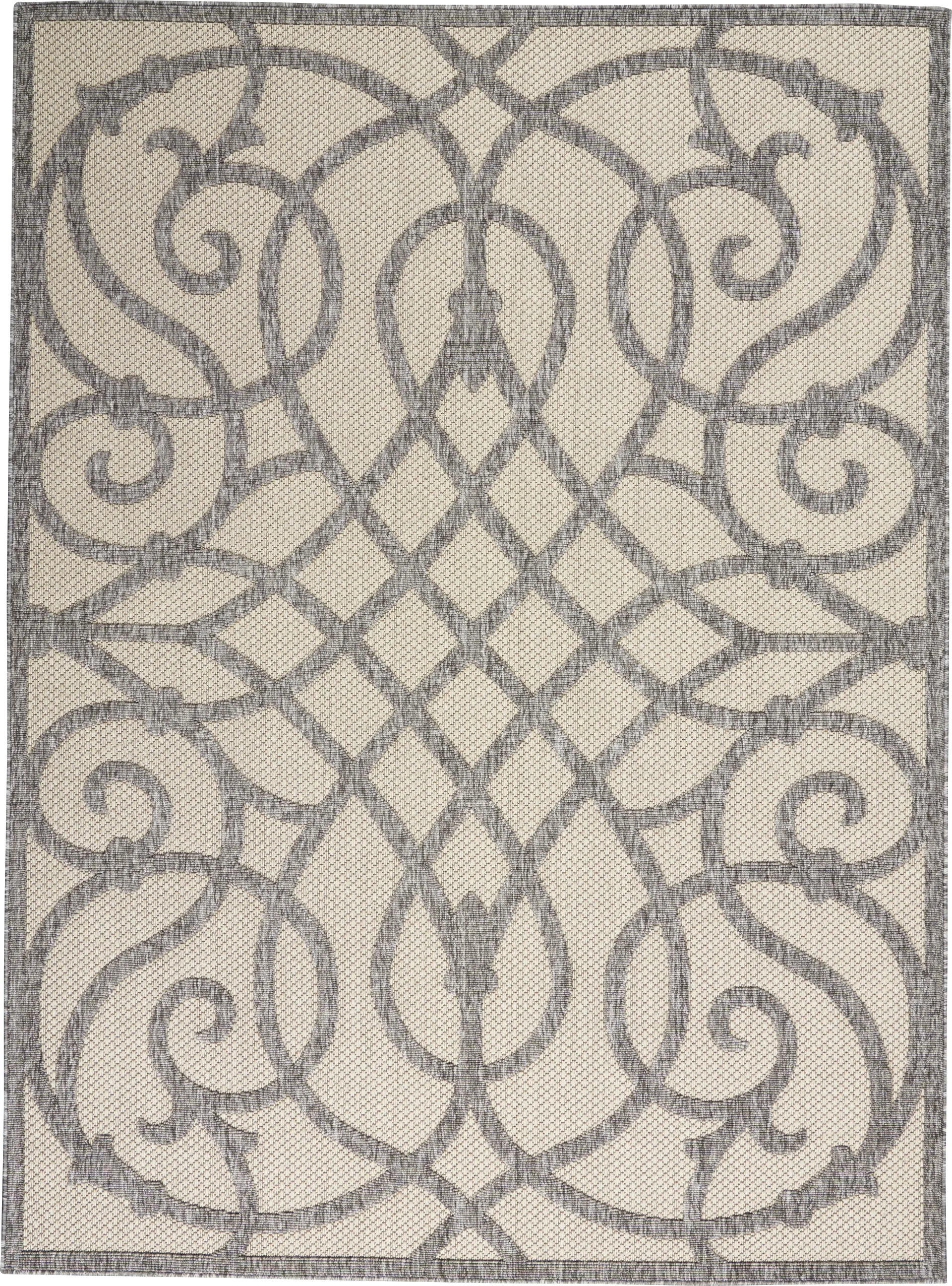 Cammie Gray 8' x 10' Indoor/Outdoor Rug - Image 1