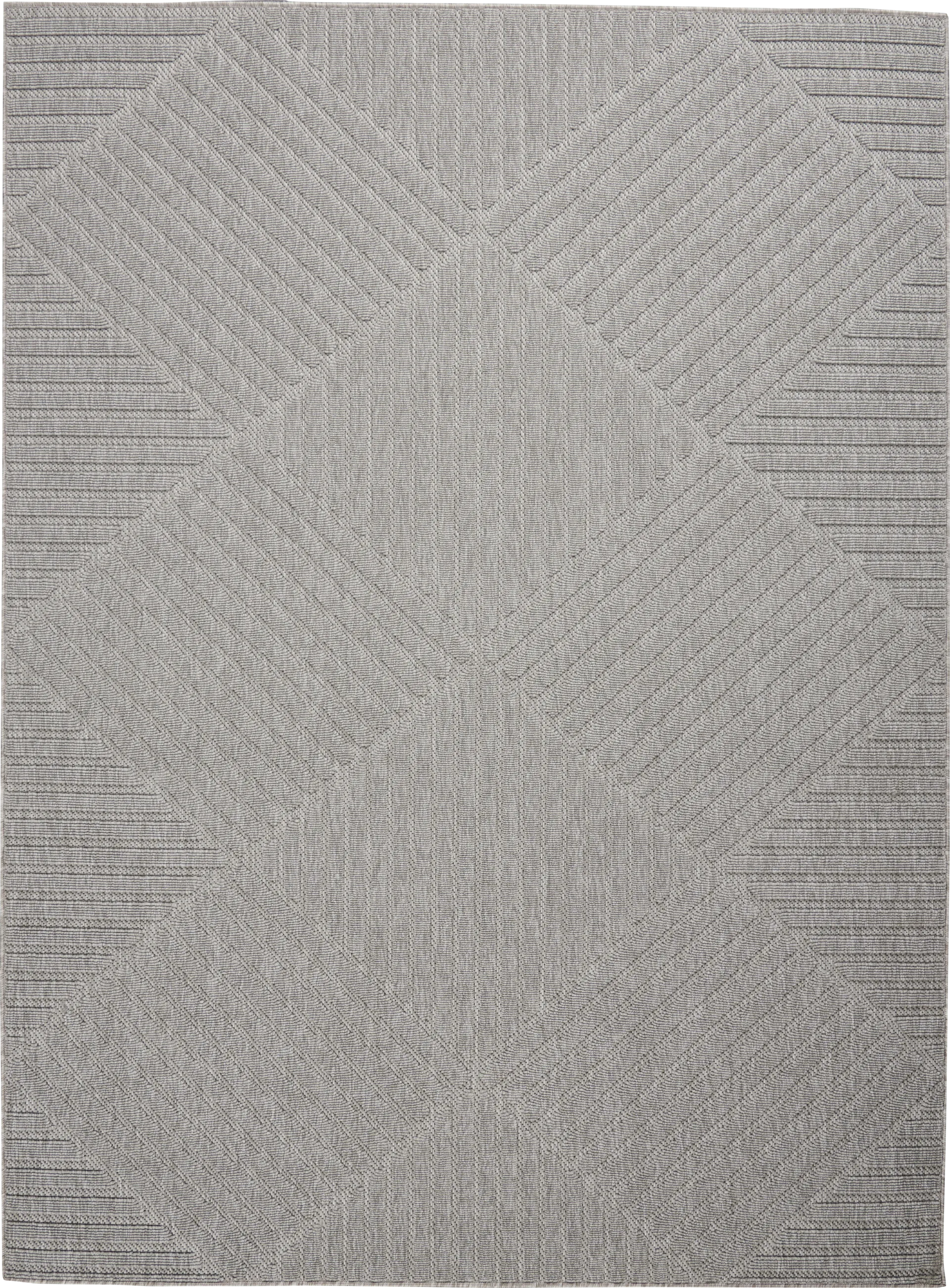 Elize Light Gray 5' x 7' Indoor/Outdoor Rug - Image 1