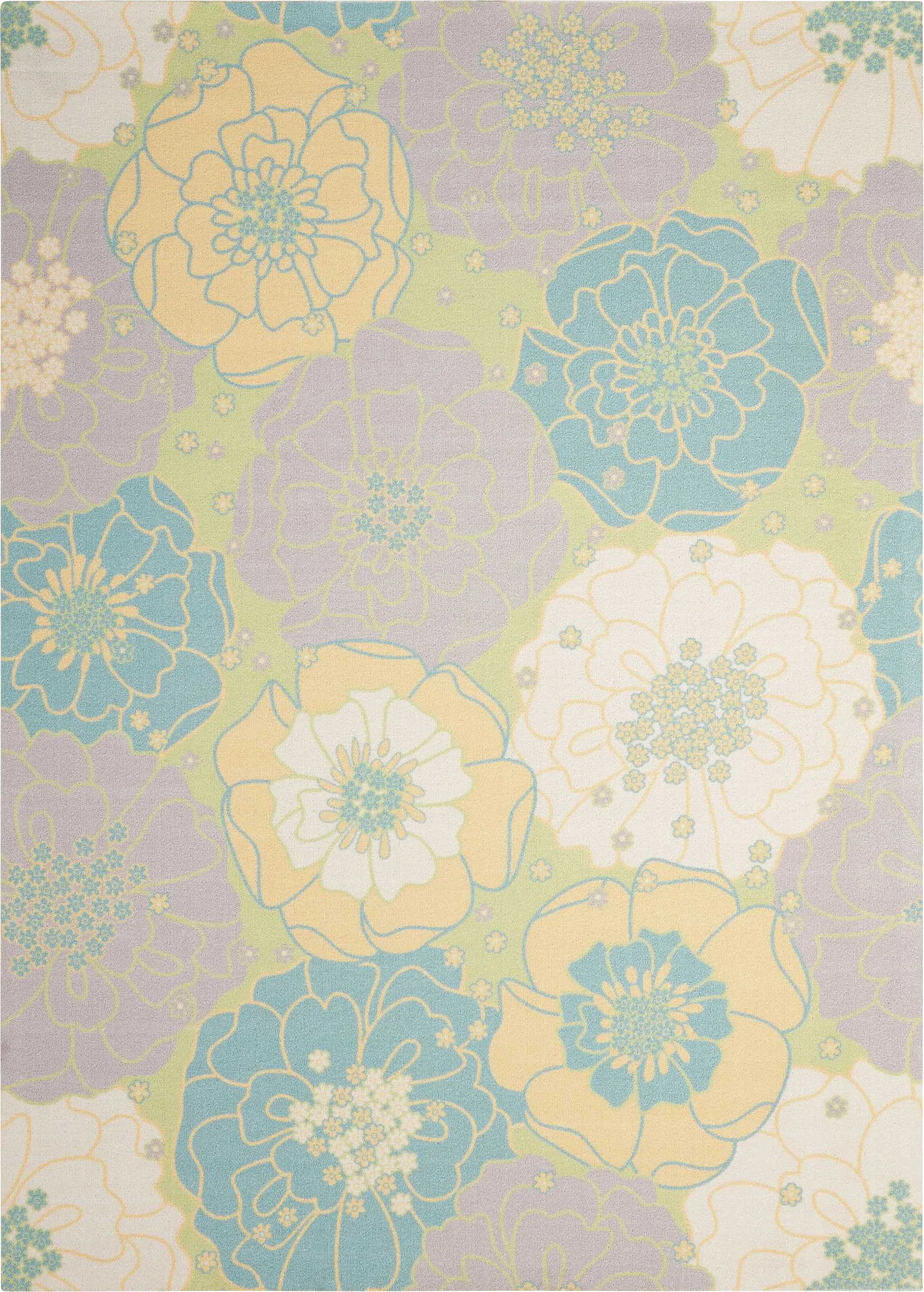 Edria Green 5' x 8' Indoor/Outdoor Rug - Image 1
