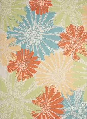 Bloomwood Multi 5' x 8' Indoor/Outdoor Rug