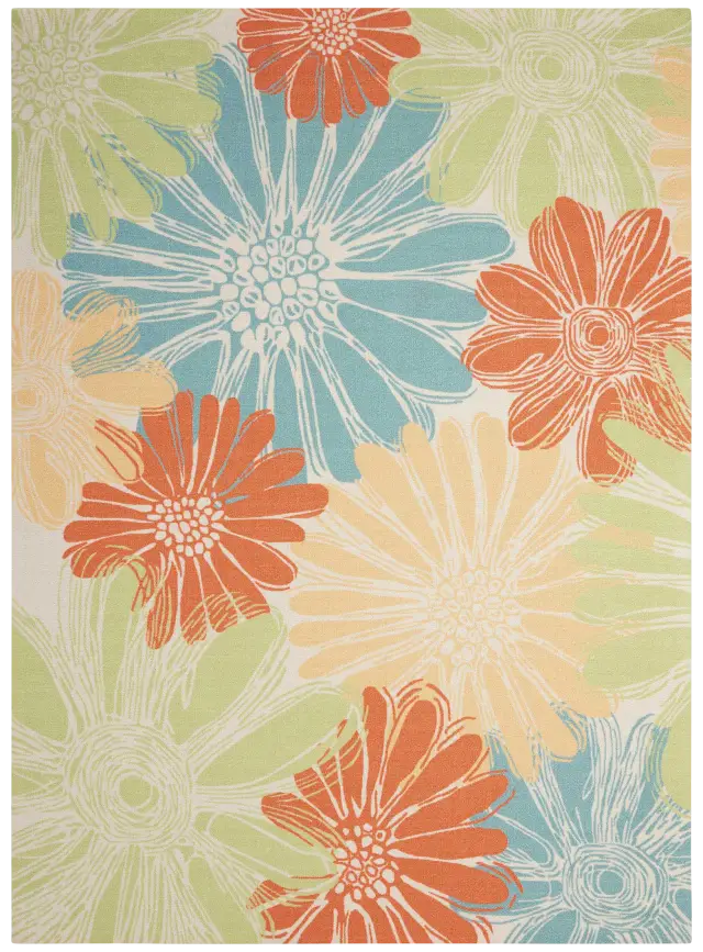 Bloom Outdoor Rug Bloomwood Multi Polyester Fabric Outdoor Rug | Rooms to Go
