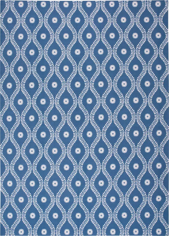 Lalitha Navy 8' x 11' Indoor/Outdoor Rug