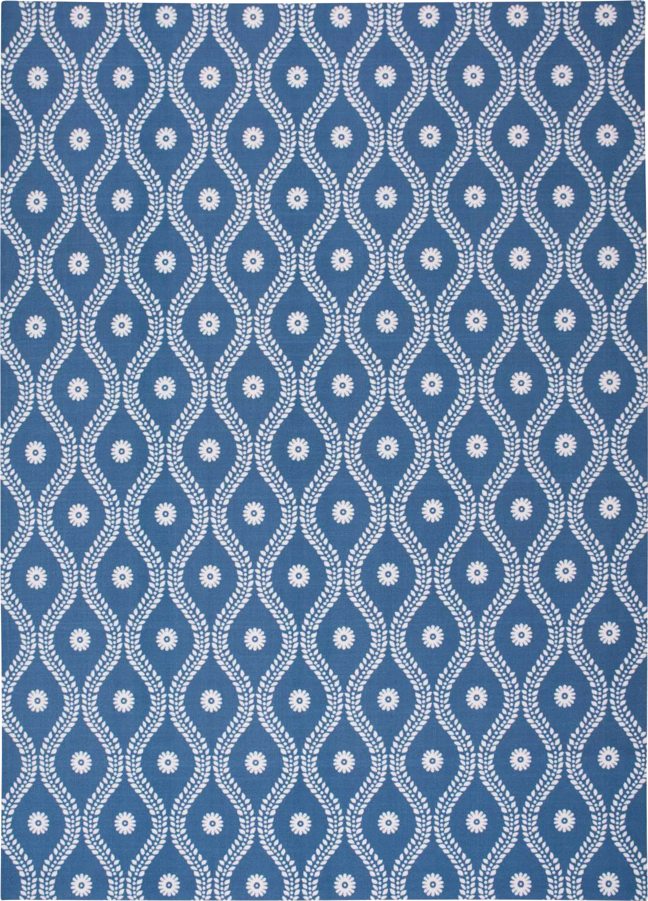 Lalitha Navy 5' x 8' Indoor/Outdoor Rug - Image 1