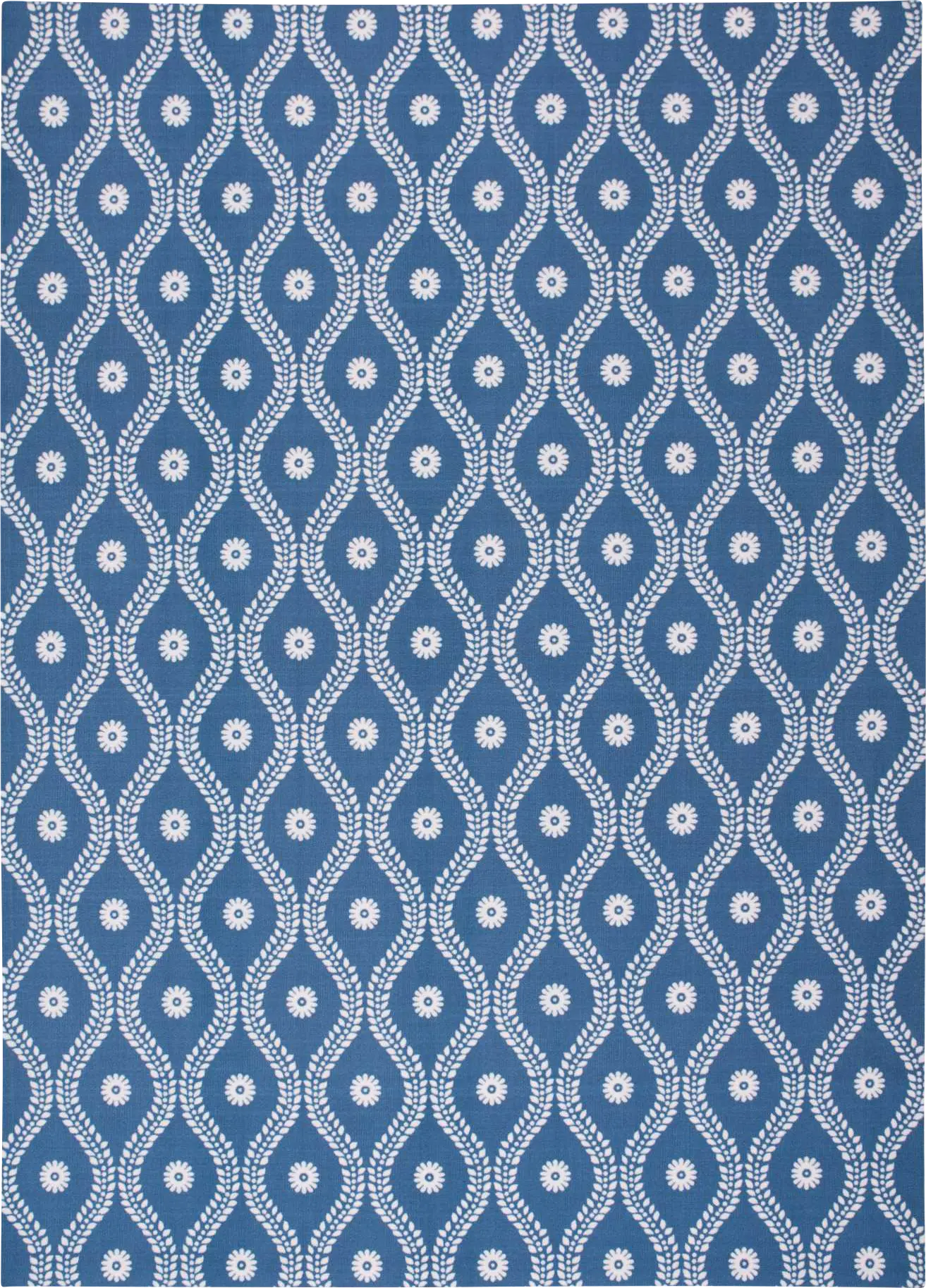 Lalitha Navy 8' x 11' Indoor/Outdoor Rug