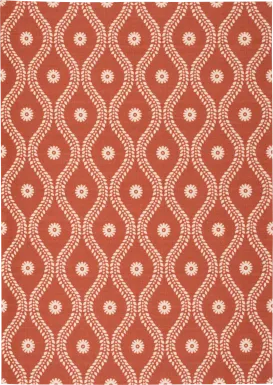 Lalitha Rust 8' x 11' Indoor/Outdoor Rug