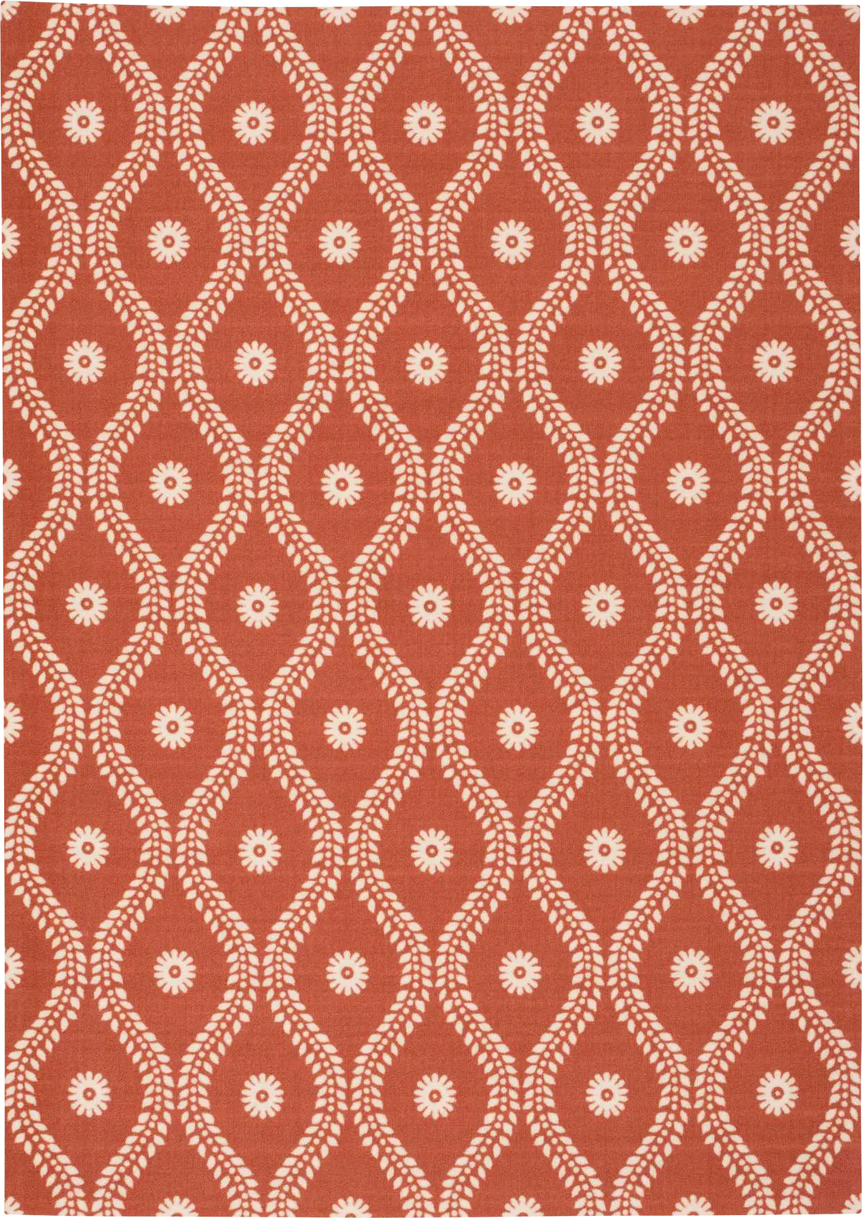 Lalitha Rust 8' x 11' Indoor/Outdoor Rug