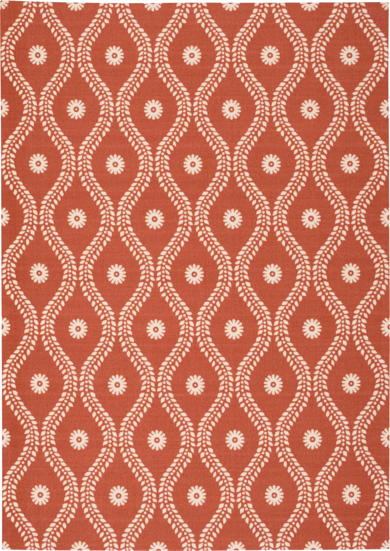 Lalitha Rust 8' x 11' Indoor/Outdoor Rug - Image 1