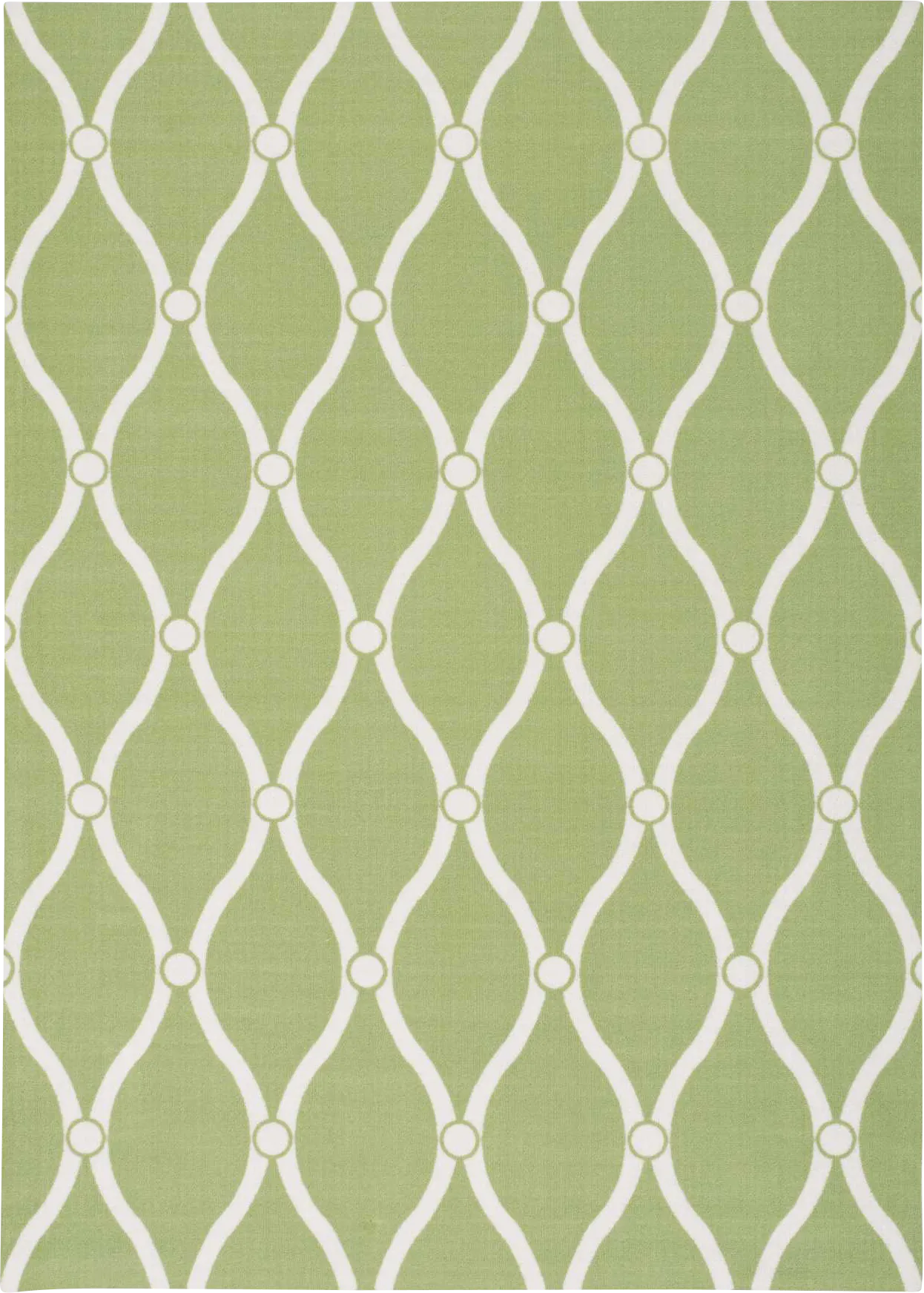 Nabella Green 8' x 11' Indoor/Outdoor Rug - Thumbnail - Image 1