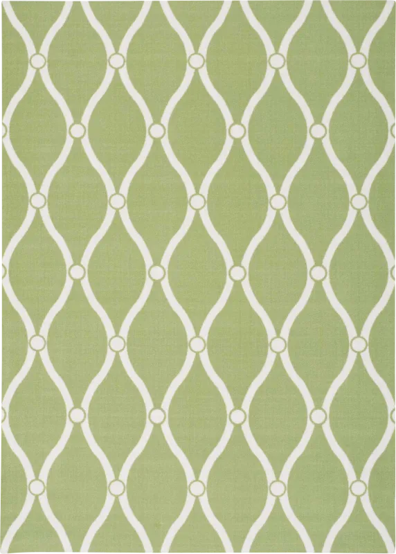 Nabella Green 8' x 11' Indoor/Outdoor Rug