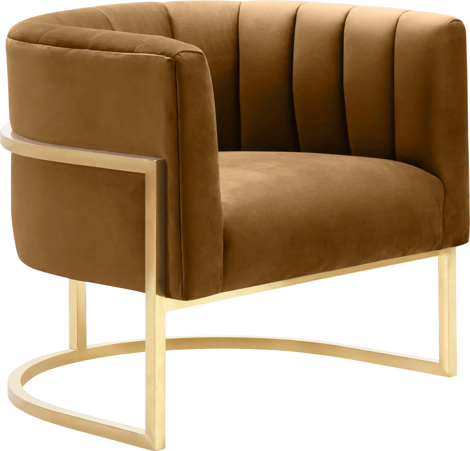 Arietta Cognac Accent Chair