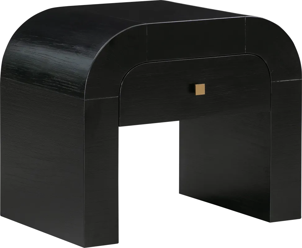 Mondrey Black Accent Table