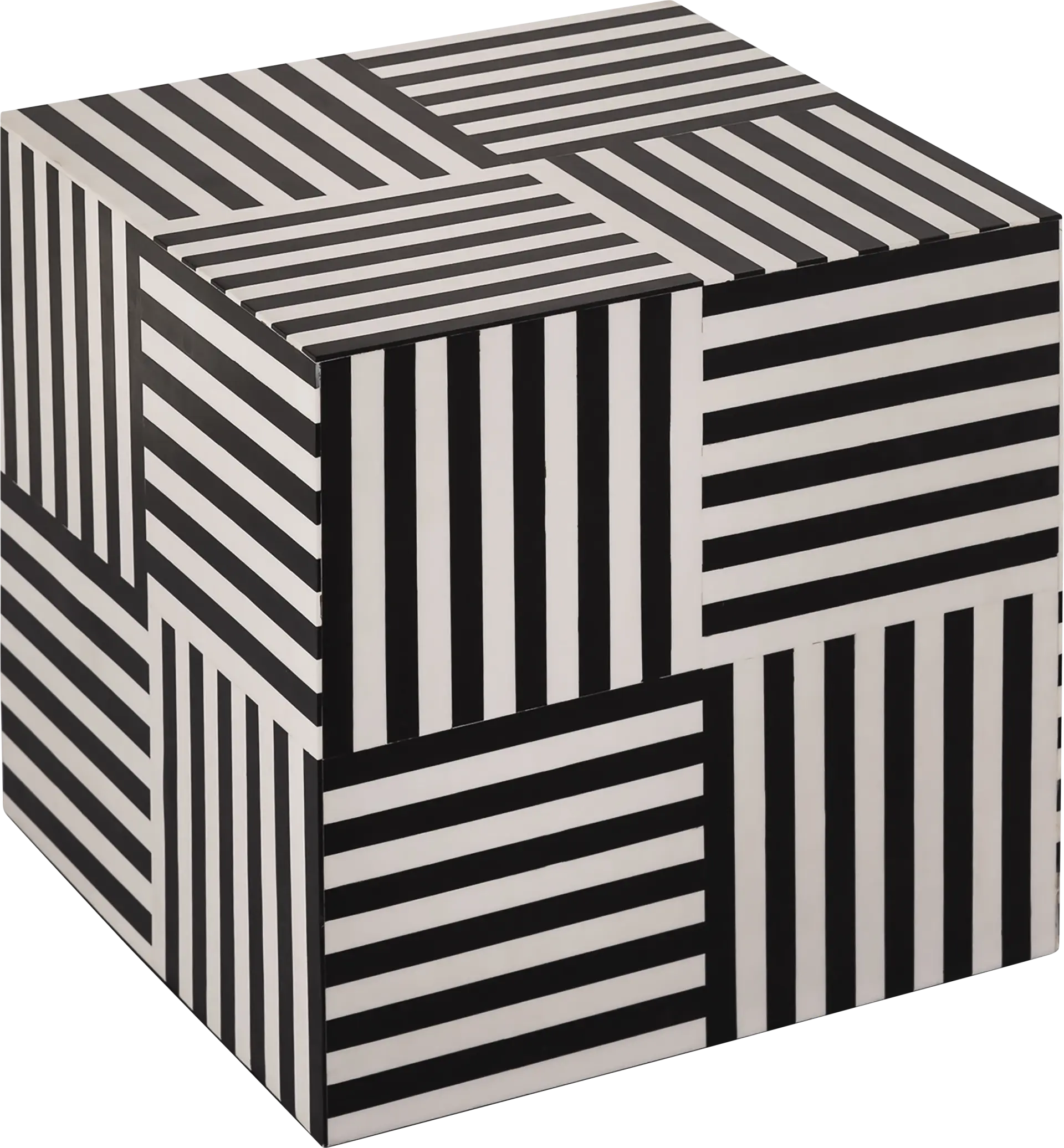 Zeaux Black Accent Table