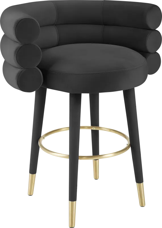 Barberry Black Counter Height Stool