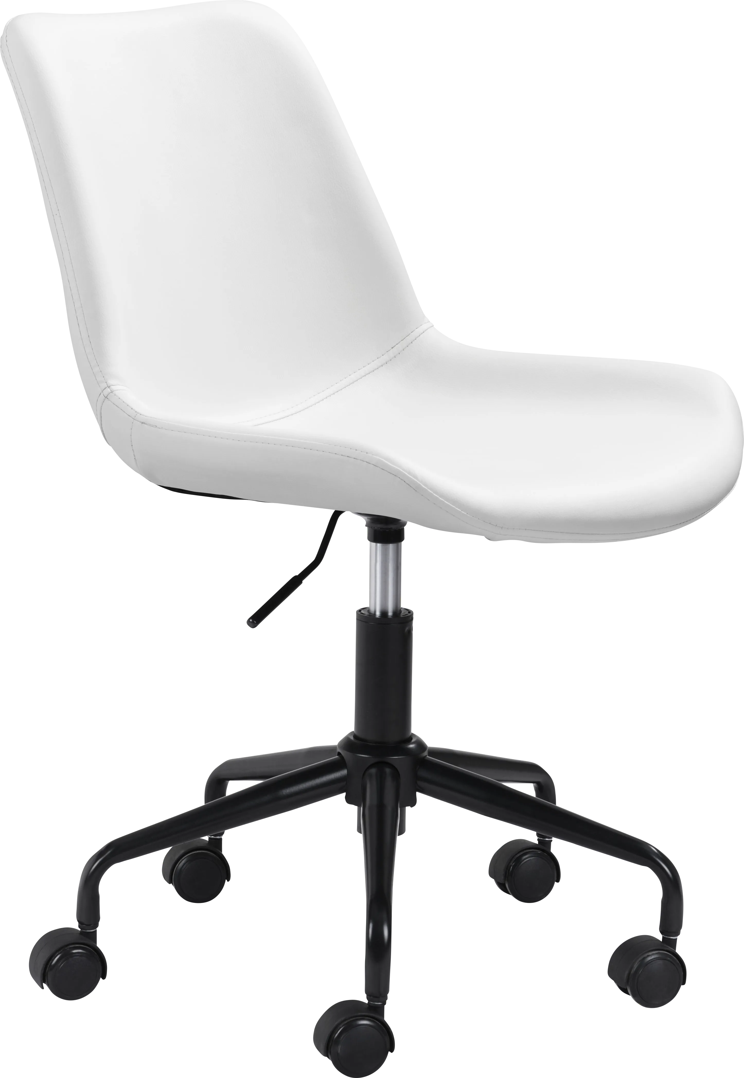 Duckney White Office Chair - Thumbnail - Image 1