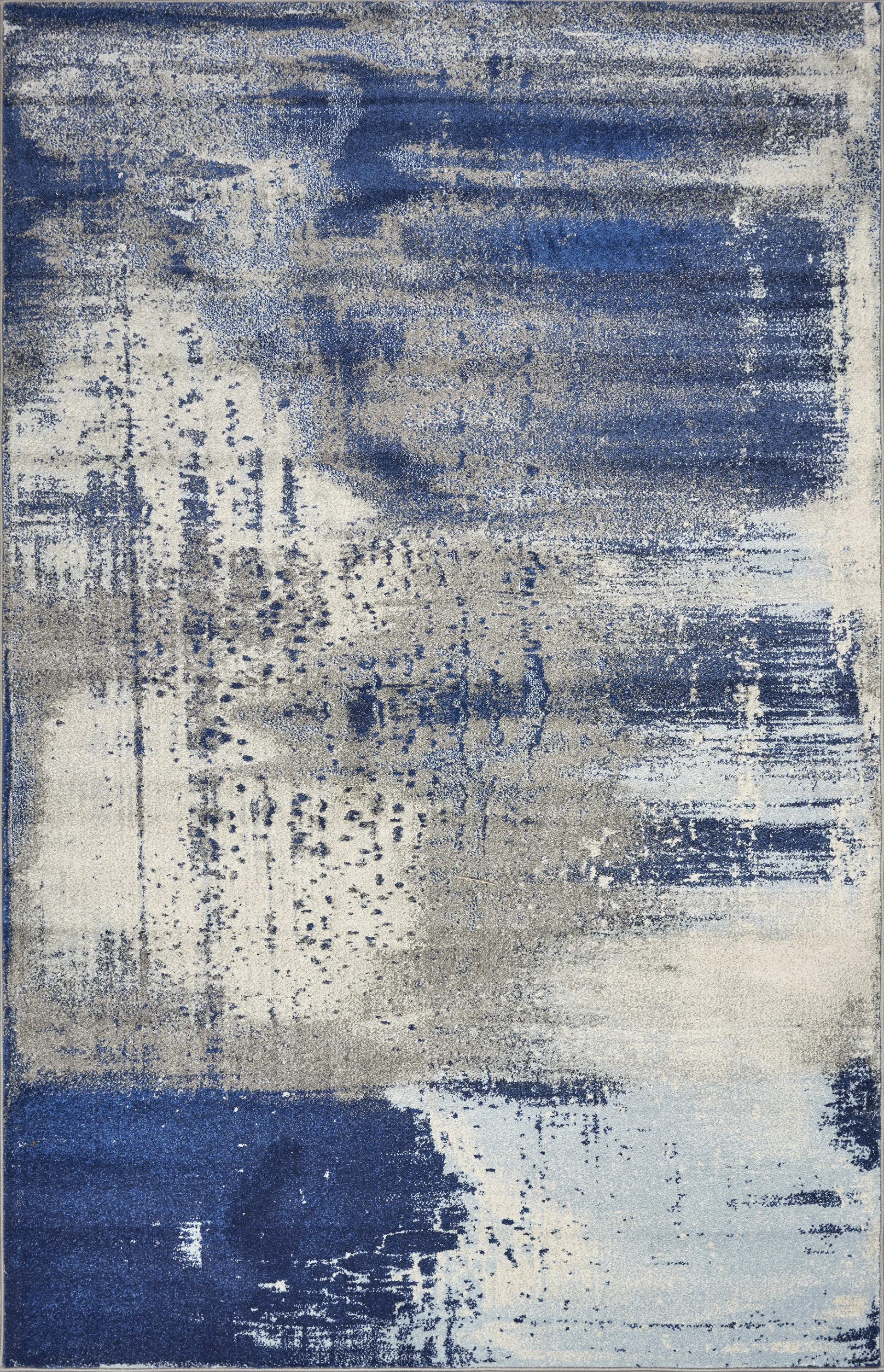 Davine Blue 5' x 7'6 Rug - Image 1