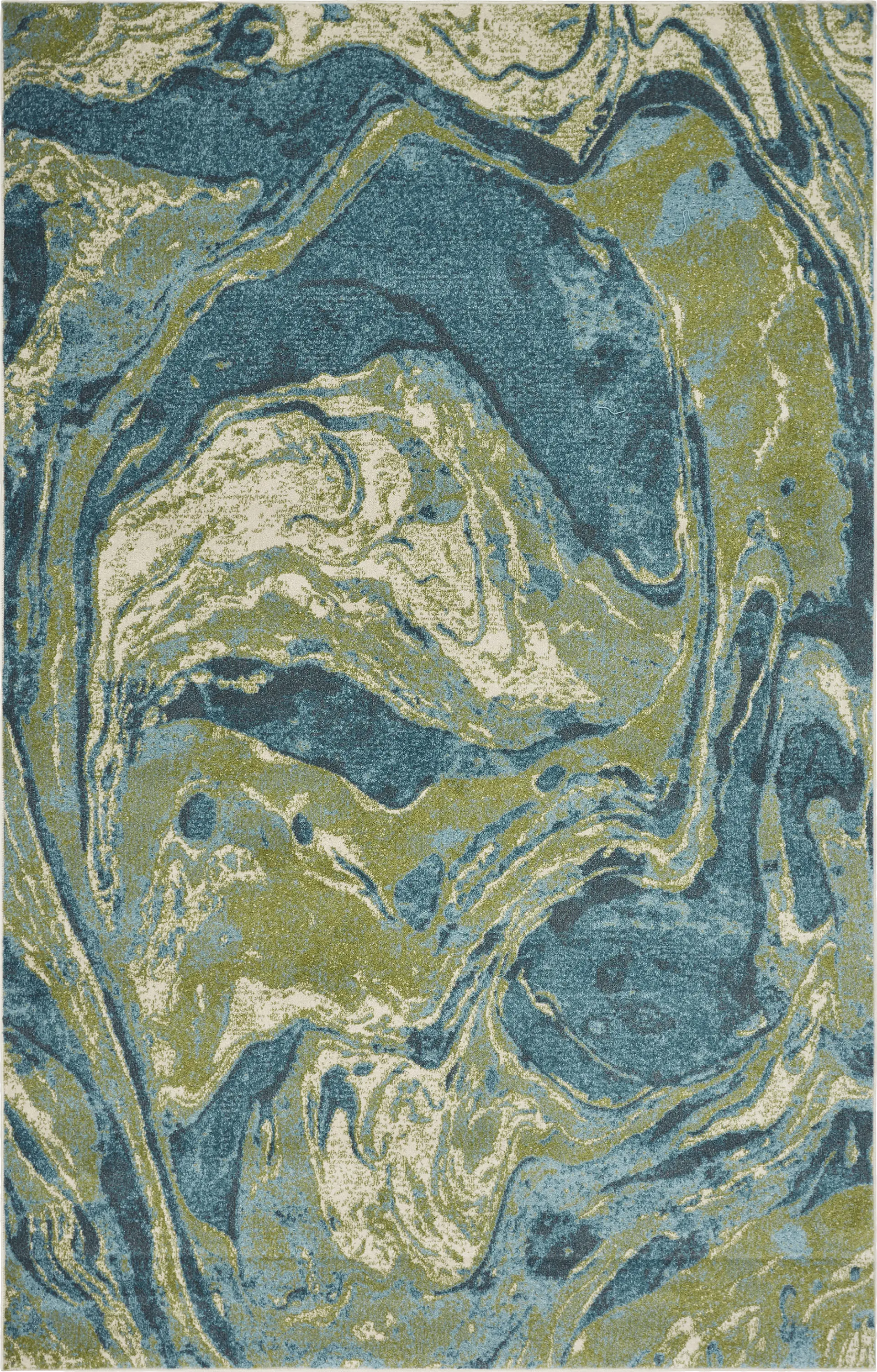 Lanore Teal 6'7 x 9'6 Rug