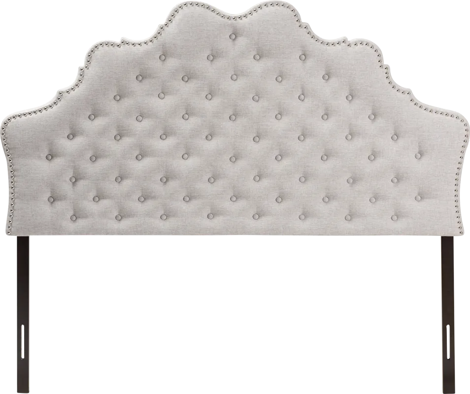 Conagra Gray Queen Upholstered Headboard