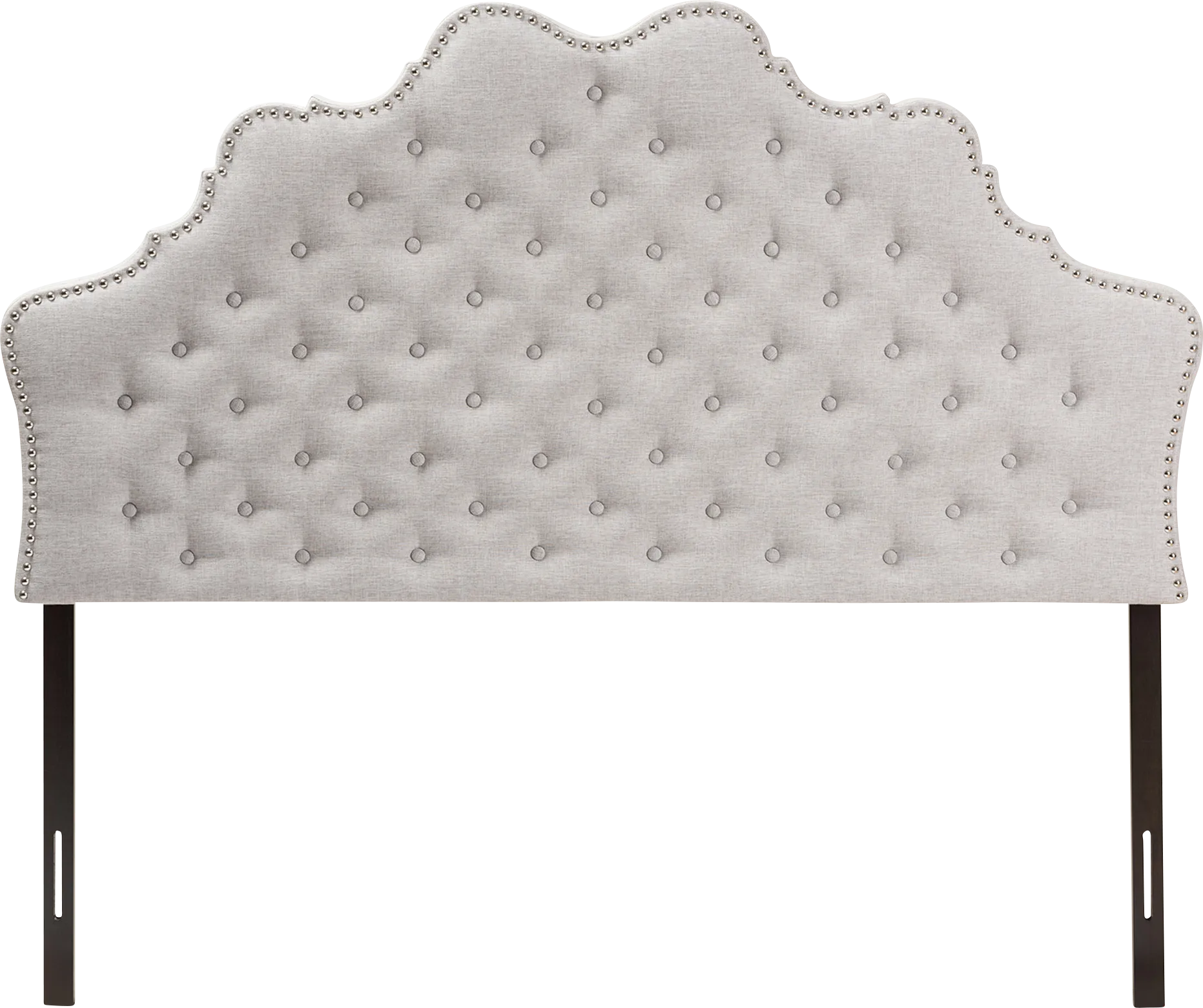 Conagra Gray King Upholstered Headboard - Image 1