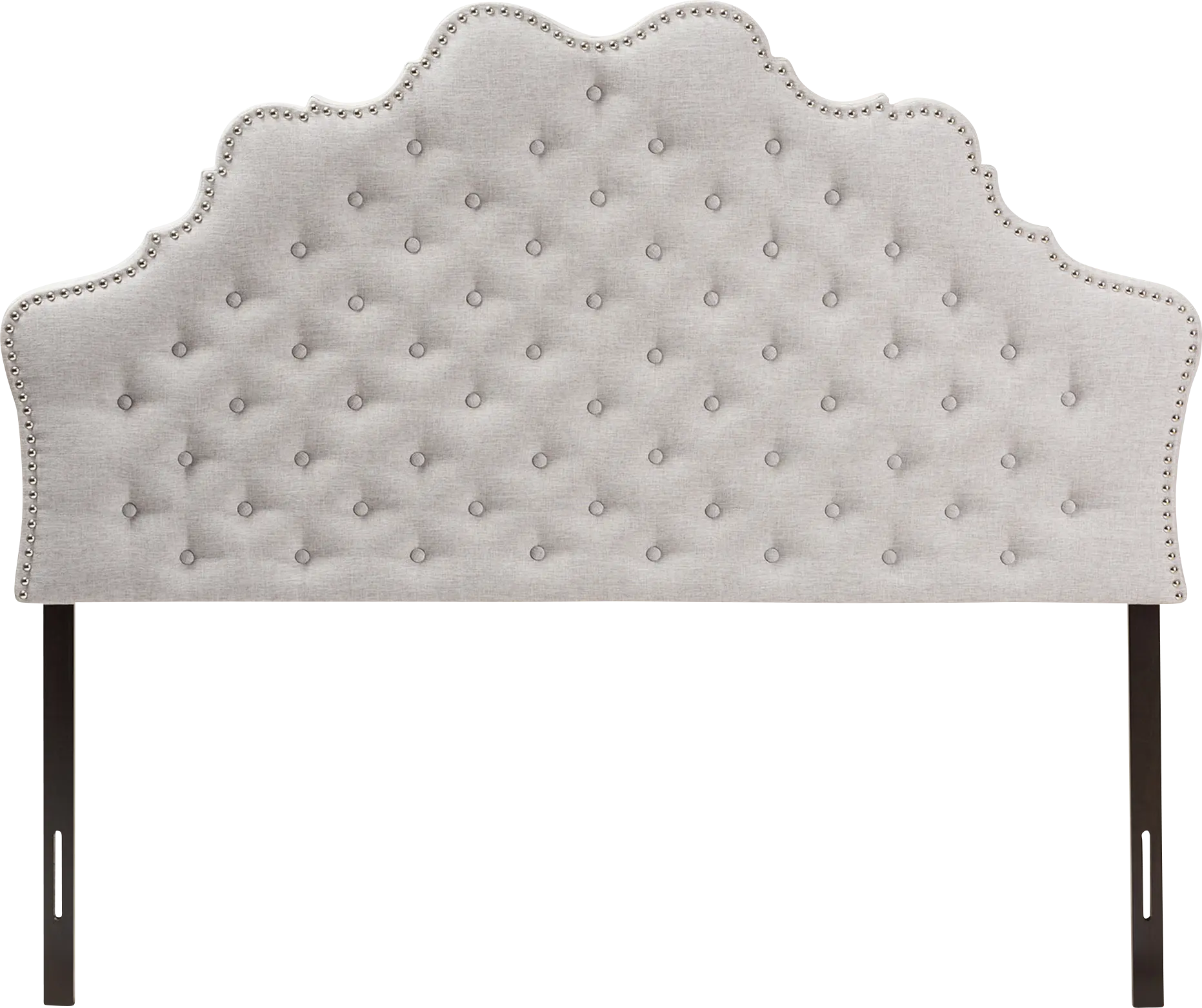 Conagra Gray King Upholstered Headboard