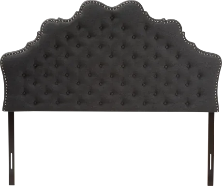 Conagra Charcoal Queen Upholstered Headboard