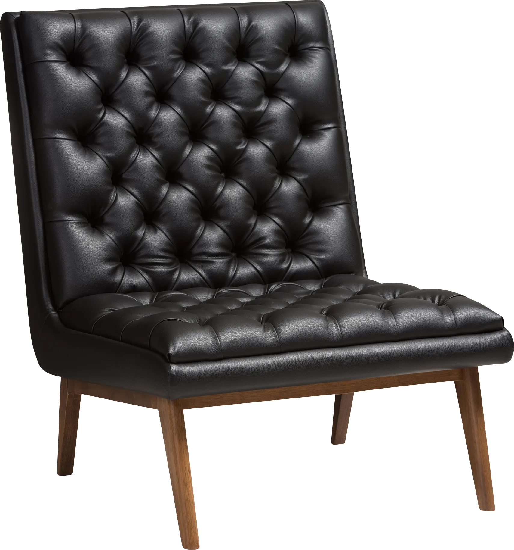 Minneha Black Accent Chair