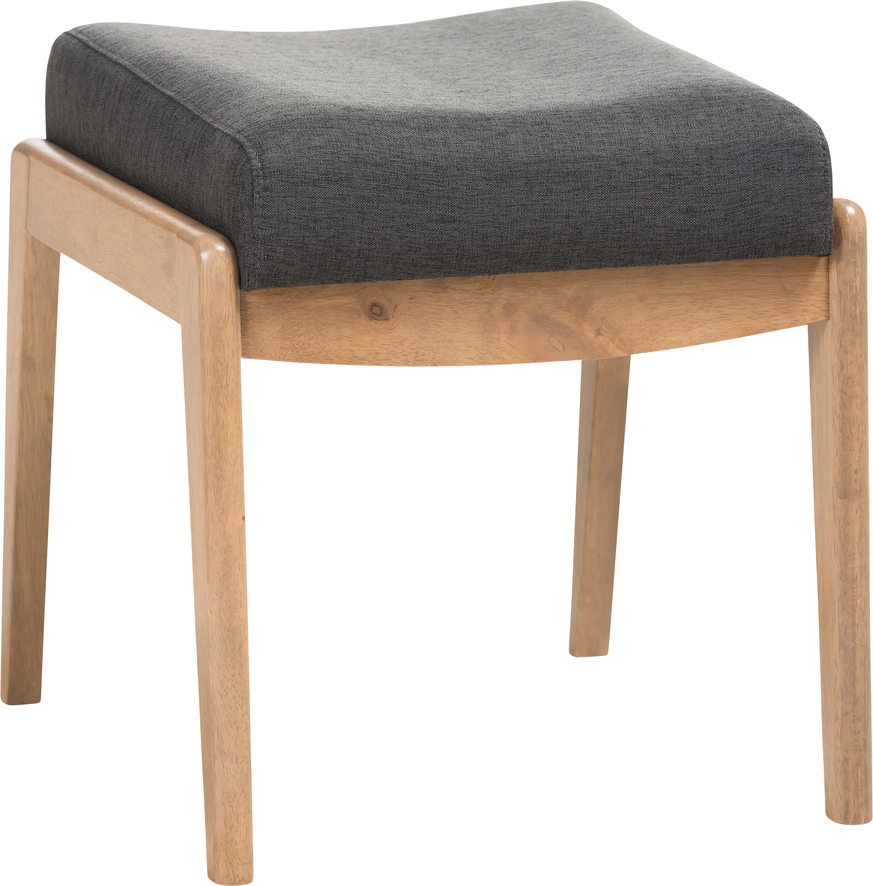 Creswell Gray Ottoman - Image 1
