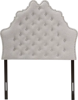 Conagra Gray Twin Upholstered Headboard