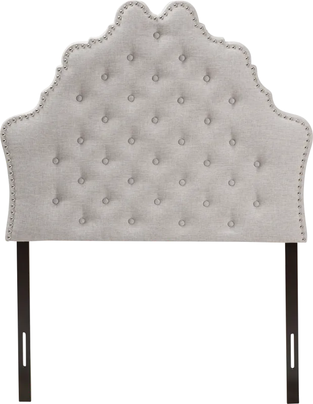 Conagra Gray Twin Upholstered Headboard