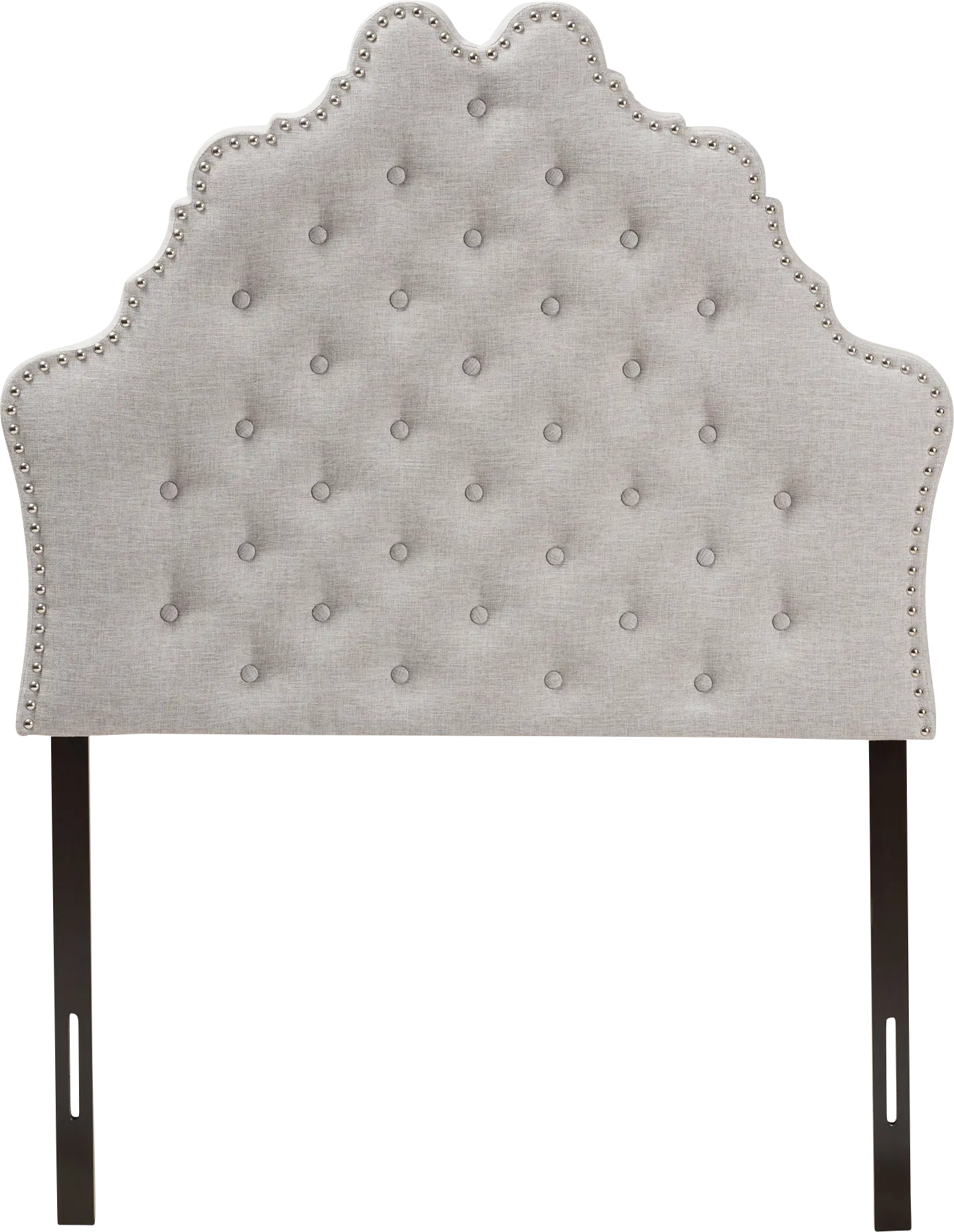 Conagra Gray Twin Upholstered Headboard