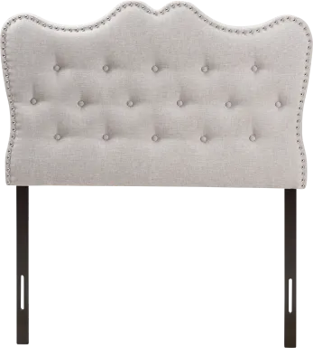 Glenvale Gray Twin Upholstered Headboard